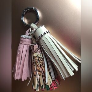 Handmade Spring Time Tassel Key Holder